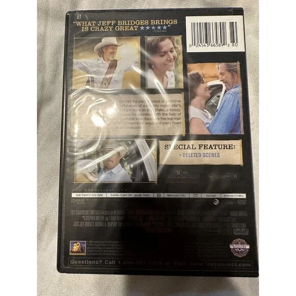 Crazy Heart (DVD, 2009) - Jeff Bridges, Robert Duvall